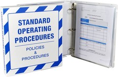 Industrial Standard Operating Procedures SOP Storage Case Metal Binder Rings