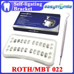 Orthodontic Self-ligating Metal Brackets Dental MINI Brace Passive ROTH/MBT .022