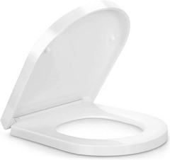 SADALAK D/U Shape Toilet Seat,Soft Close and Quick-Release for Easy Cleaning …