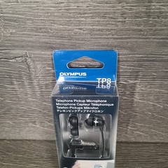 NIB Olympus TP8 Telephone Pickup Microphone For Voice Recorders Old Tech