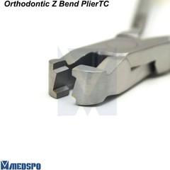 Orthodontic Z-Bend Plier TC Dental Arch Wire Step Bending Detailing Pliers