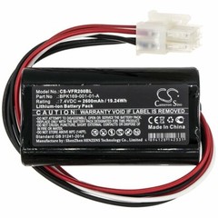 CameronSino 2600mAh Battery For VeriFone PCA169-001-01,PCA169-404-01-A,Ruby 2,CI