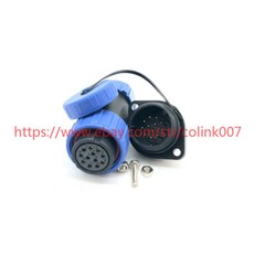 2 3 4 5 6 7 8 9 10 12Pin, SP21 Frank Panel IP68 Waterproof Plug Socket Connector