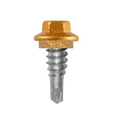Metal Roofing Stitch Lap Screws #14 x 7/8″ Painted Hex Head EPDM Washer