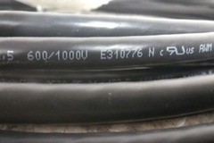 Chainflex CF30-25-04 25 Ft Length 14 AWG 1000V Black Motor Cable