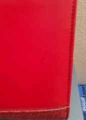 Franklin Covey Day One Classic Red Faux Alligator Binder Planner + New Inserts