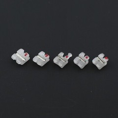 Orthodontic Roth 018/022 Metal Slot Ceramic Bracket 5-5 3M Clarity Aesthetic