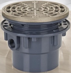 Sioux Chief 3″ x 4″ Adjustable Floor Drain w/ Nickel Bronze Strainer Heavy Duty