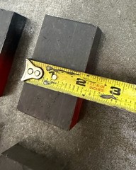 4140 Alloy Steel Bar Lot – Round/Flat/Cutoff Pieces – 5 Pieces – 6.85 LBS