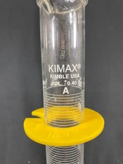 KIMBLE KIMAX Glass 100mL Class A Certified TD White Graduated Cylinder 20026-100
