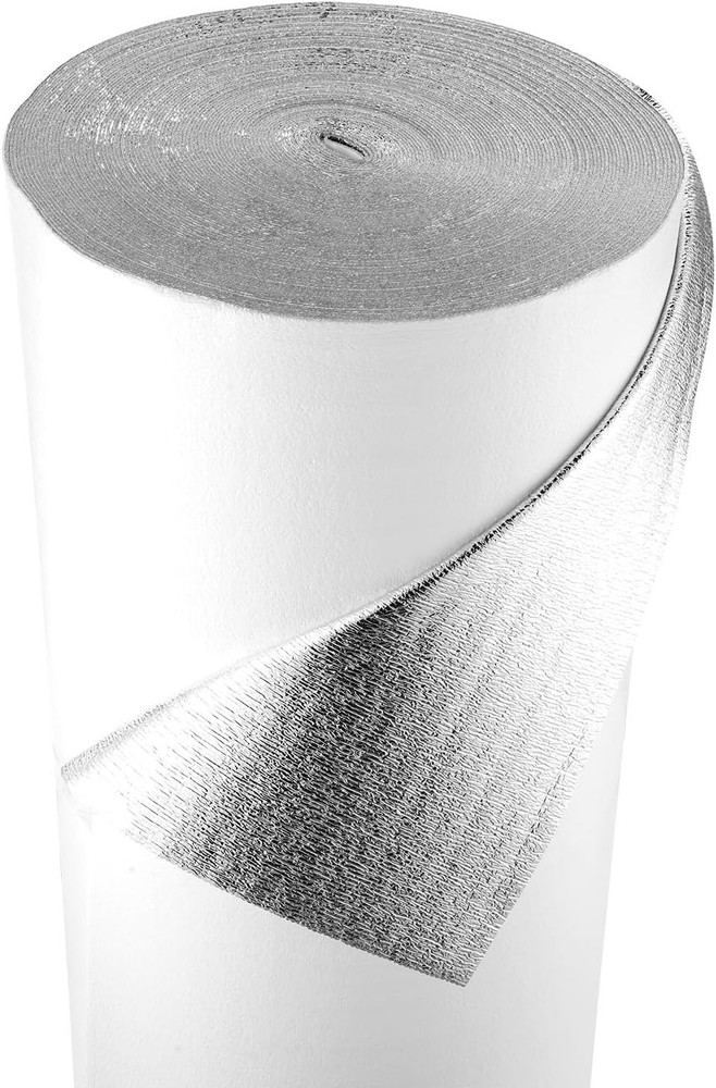 2FT X 10FT 3.5MM Reflective WHITE Foam Core Insulation RADIANT BARRIER 20SQFT