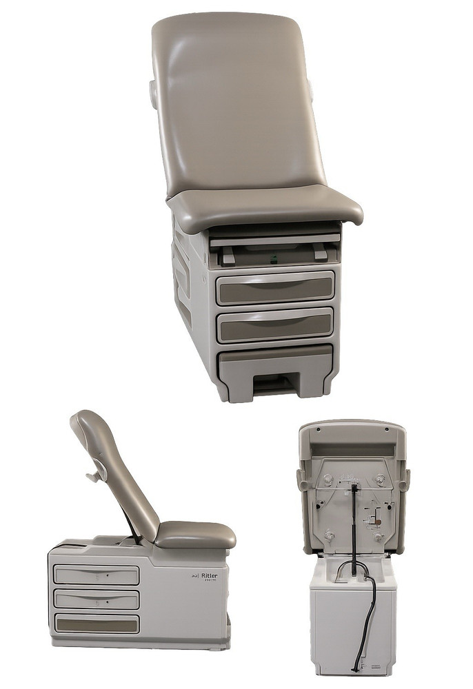 Midmark 204 Examination Table Family Internal Medicine Ritter Chair Stirrups