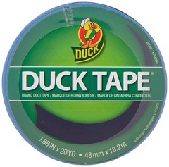 Duck Brand 1304959 Color Duct Tape, Single Roll, Blue