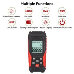 HFS(R) Digital Tachometer Non-Contact RPM Tach Laser 3~100000RPM