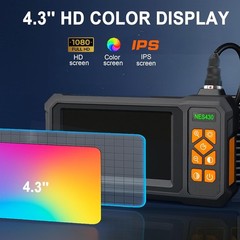 Boroscopio, Camara Endoscopica Hd 1080P Con Luz, Inspeccion De Pantalla De 4…