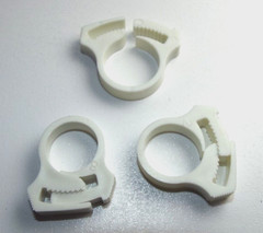 x5 SHC-32-GF ESSENTRA HEAVYDUTY WHITE Wire Cable Hose Reusable Clamp 17/32 19/32