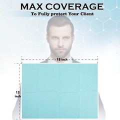 Disposable Dental Bib 13″x 18″ – 3 Ply Waterproof Tattoo Bib Sheet for Patients