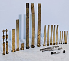 Lot of 21: Asstd Straight, Turbo Plug Baffles, Chucks, Reamers, Brass, Stainless