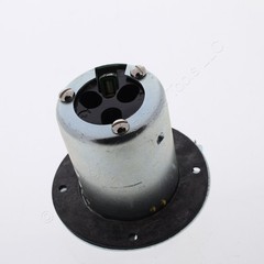 Bryant California Style Locking Armored Flanged Inlet Non-Nema 50A 250V 3 Phase