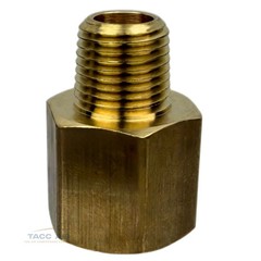 4 Pack Brass Reducer Adapter 1/4″ Female X 1/8″ Male NPT Pipe Reducing Fitting