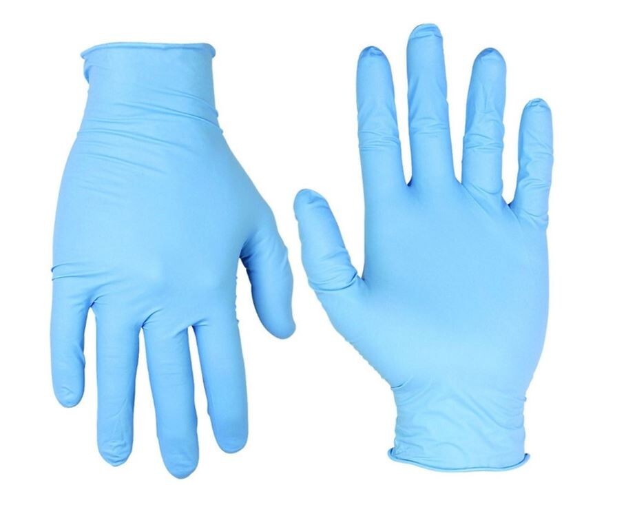 CANDY NITRILE GLOVES Case of blue nitrile gloves 1000 pcs (10 packs of 100)