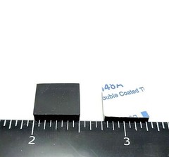 1/2″ Square Stick on Rubber Bumper Feet 1/8″ Thick 3M Backed Spacer Pads 12-100P