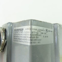 Edwards Signaling 877-G1 Signaling Device Alarm Vibrating Horn 24VDC