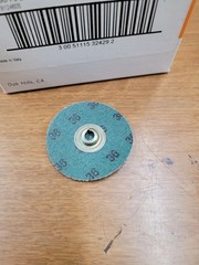 Standard Abrasives 2″ Sanding Discs 522452, 36 Grit, TS Quick Change, 50pk