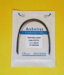 Dental Orthodontic Stainless Steel Rectangular Arch Wire Ovoid Natural Form