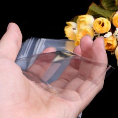 100pcs Plastic Clear Transparent OPP Self Adhesive Seal Bag Resealable Poly Bags