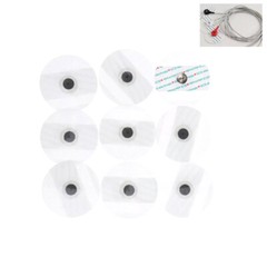 Brand New 50Pcs/Pack Adult Disposable Electrodes Pads For ECG EKG Heart Monitor