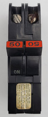 FPE NC0250 50 A 2-Pole Stab-Lok 120/240V Federal Pacific Circuit Breaker USED