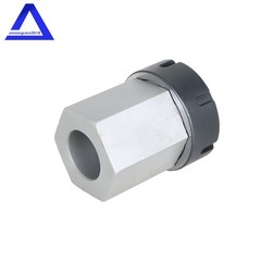 ER40 Hex + ER40 Square Collet Block Chuck Holder for CNC Lathe Engraving Machine