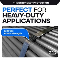 1/2″ x .020″ x 300′ Steel Strapping Coil (1100 Lbs Break Strength) in Self-Di…