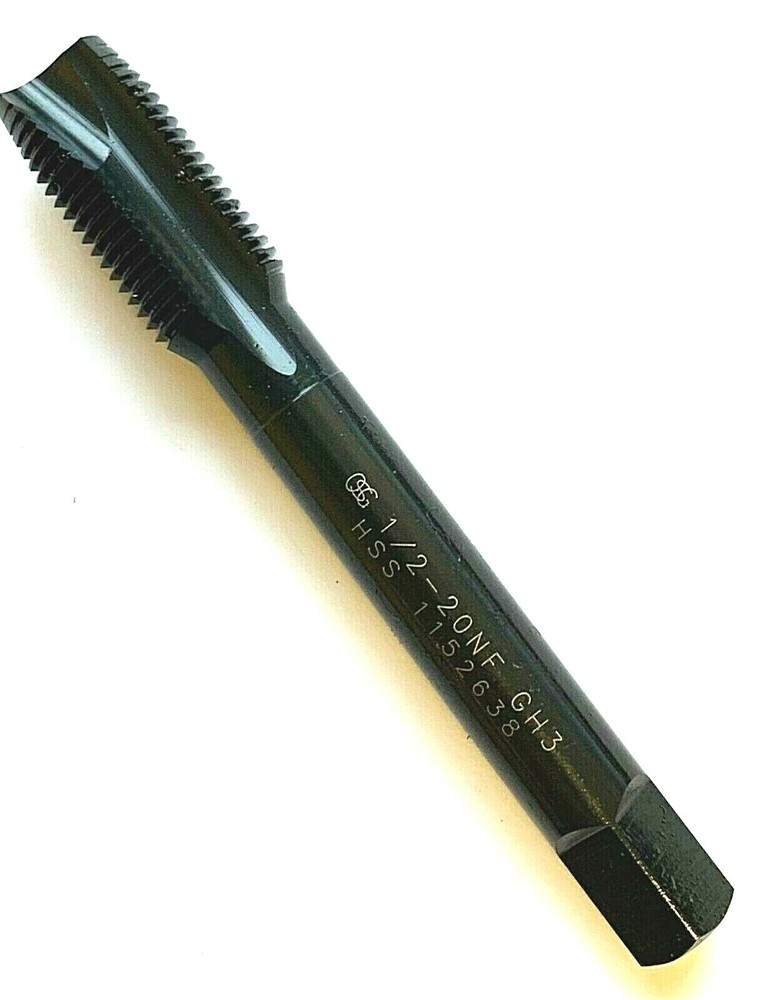 1/2-20 3FLUTE SPIRAL POINT TAP BLACK GH3 OSG #1232601 – ONE TAP – EACH