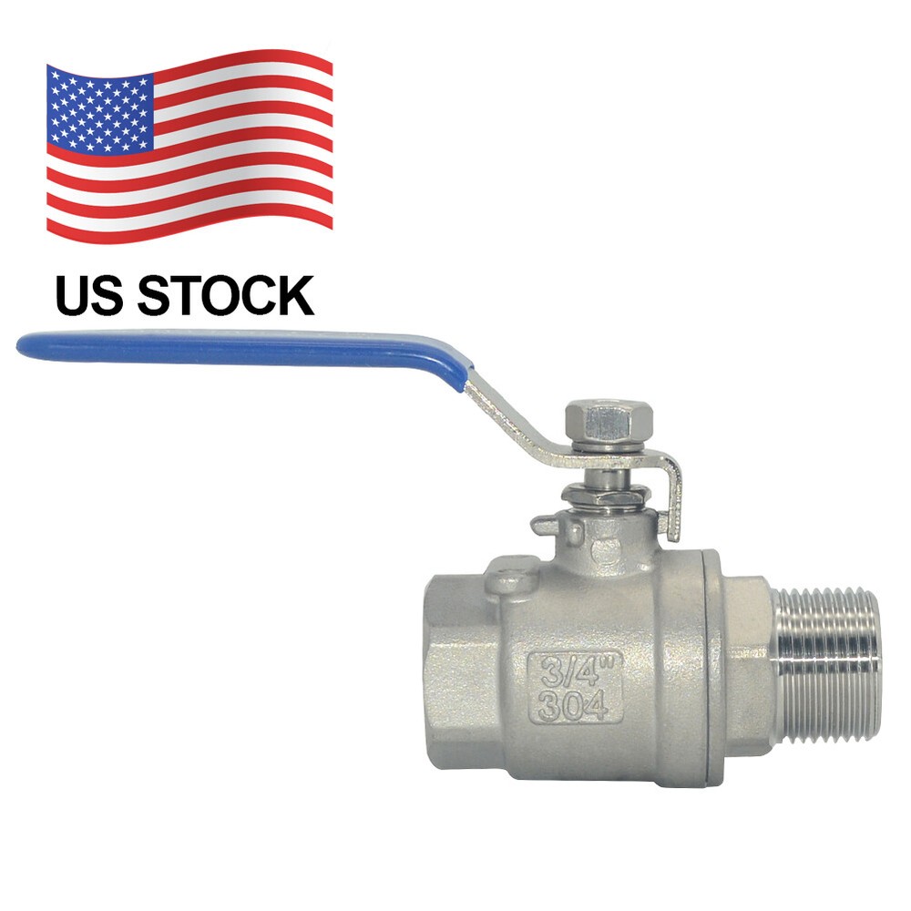 MALE to Female Ball Valve 3/4″ inch NPT thread Full Port Stainless Steel 304