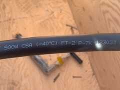 Carol Super Vu-Tron 10/5 SOOW Cable 387ft Glenair MIL Connector Hannay Reel