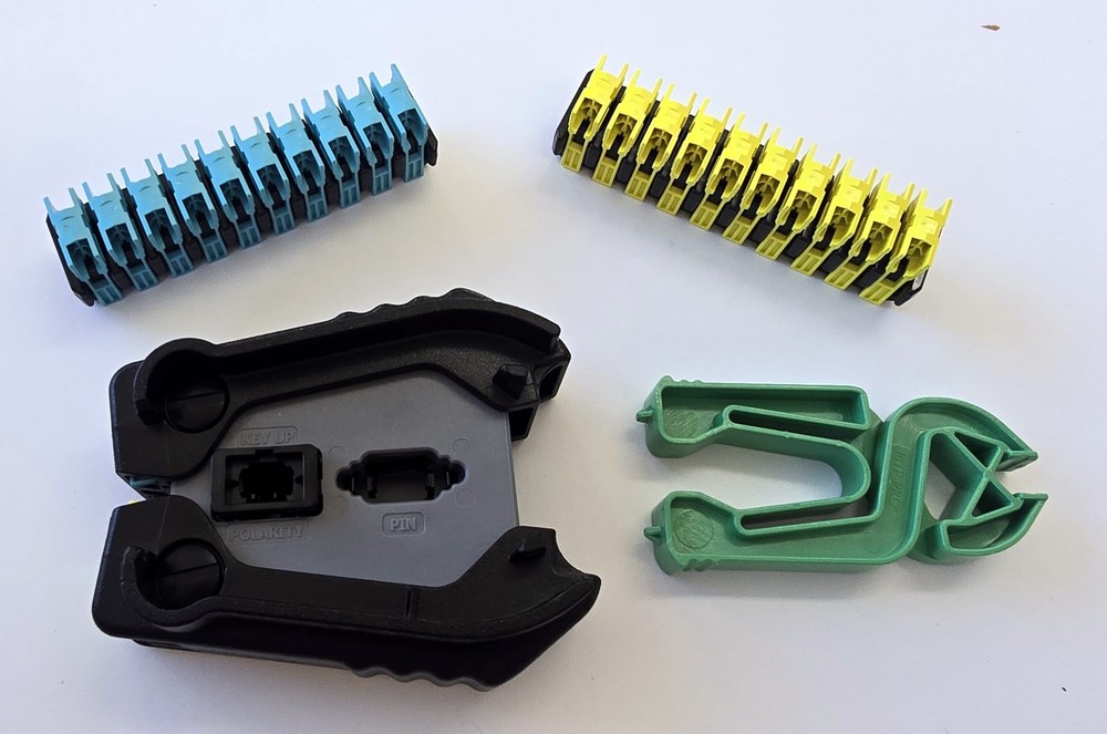 MTP PRO Pin/Polarity Change Field Tool, 5 M/F SM Cartridges, 5 M/F MM Cartridges