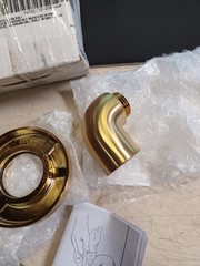 Kohler K-22172-2MB Purist Wall Supply Elbow – Brushed Moderne Brass