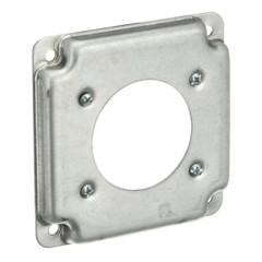 1/2 in. Raised 4in. Square Cover For 30 or 50 Amp Receptacle