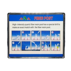 United Dental High-Intensity quartz fiber resin Post with Drill all sizes