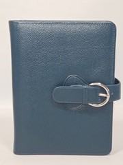 Franklin Covey Classic 9.2” x 7” CO AVA 7-Ring Binder In Teal, New With Tags