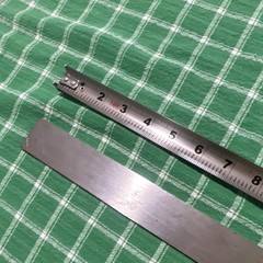 The L.S. Starrett Co. No 385 24 in Metal Straight Edge Rule, Unmarked
