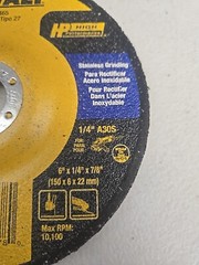 DeWalt DW 8465 6″ x 1/4″ x 7/8″ Grinding Wheels, 10 pack New In Box