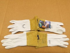 Weldas 10-2304 (2 Pair) DEERSOsoft TIG MIG Welding Gloves Made of Deerskin SMALL