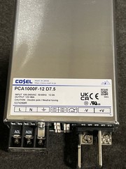 COSEL PCA1000F-12 D7.5 AC/DC Enclosed Power Supply Output 12V 88A