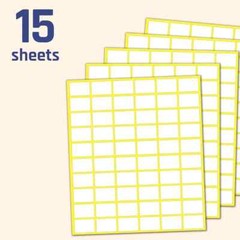 900 Pcs Matte Small White Labels Stickers Blank Labels Removable Price Tags Lab