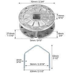 Fence Tightener, 20 Pcs Rapid Inline Fence Tensioner Strainer for Electric and F