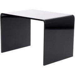 Plymor Black Acrylic Rectangular Display Riser, 6″ H x 9″ W x 6″ D (1/4″ thick)
