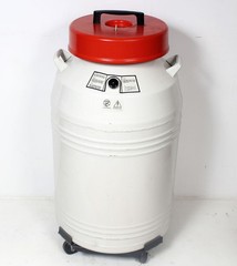 Thermolyne Locator 8-Plus LN2 Cryogenic Nitrogen Storage Dewar + Racks & Boxes